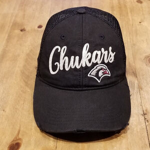 Idaho Falls Chukars Baseball Hat Cap Womens One Size Adjustable Mesh Back Black